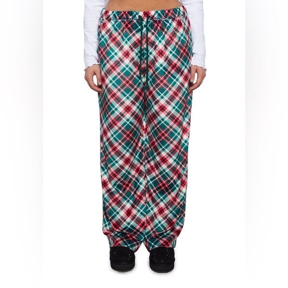 Dollskill Candy Cane Plaid Sweatpants XL NWT IN PACKAGE - Picture 9 of 12
